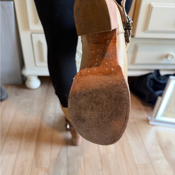 Freebird by Steven Tan Slouch Lace-Up Leather Boots with Studded Straps - Picture 5 of 8